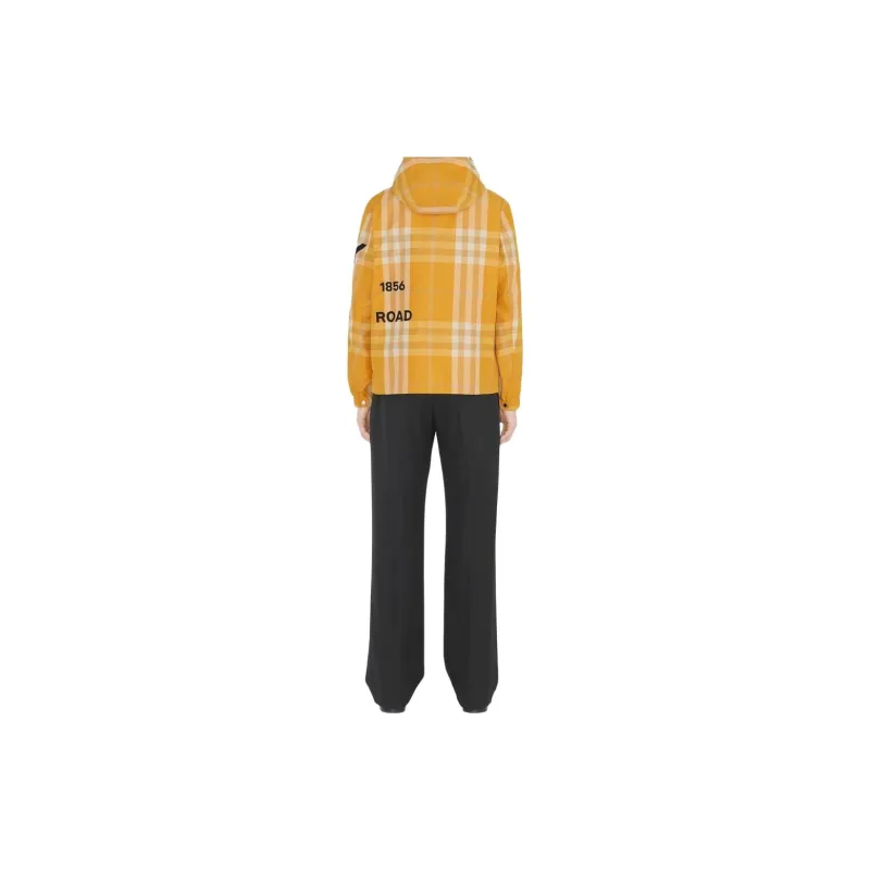 Burberry Check Pattern Rain Jacket-3