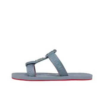 CL LUBOTING Slip Resistant Slide Slippers Men's Gray