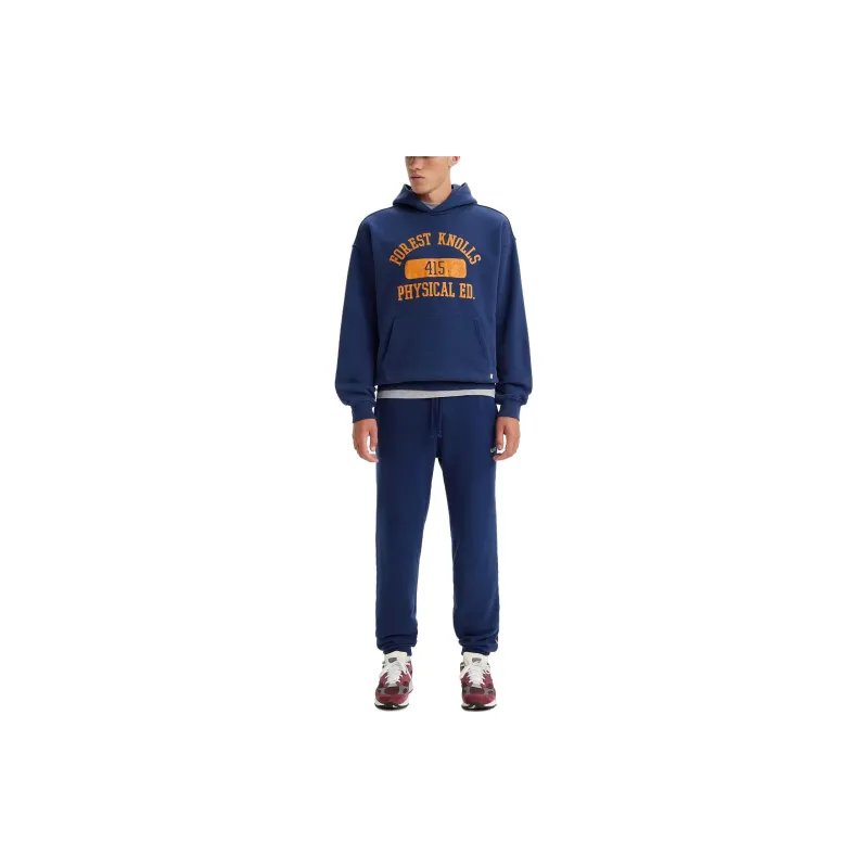 Levis Knitted Sweatpants Men Navy Blue-1