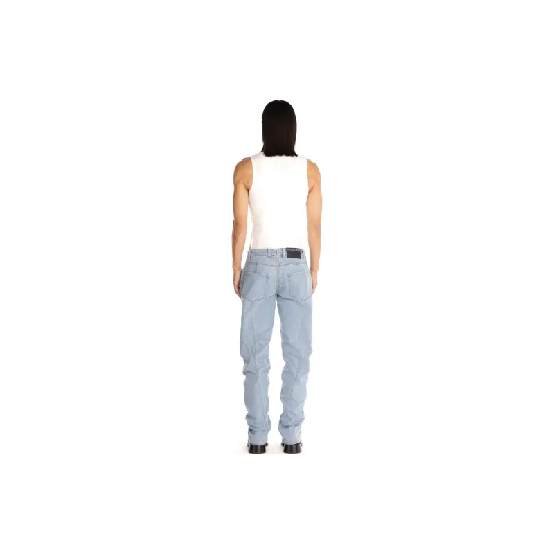 Mugler SS24 Jeans Men's Light Blue-3