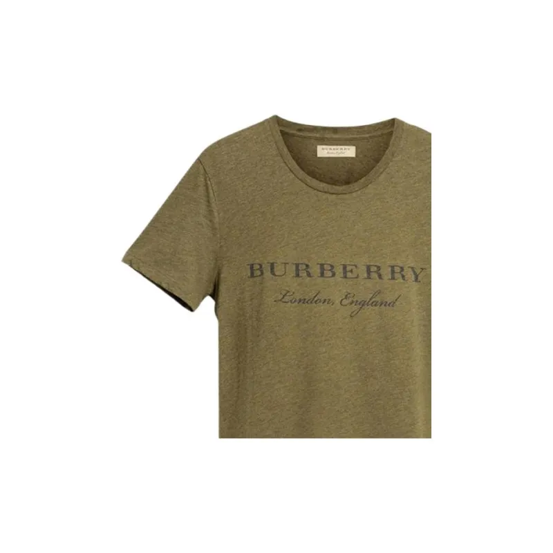 Burberry T Shirts Men Green-4