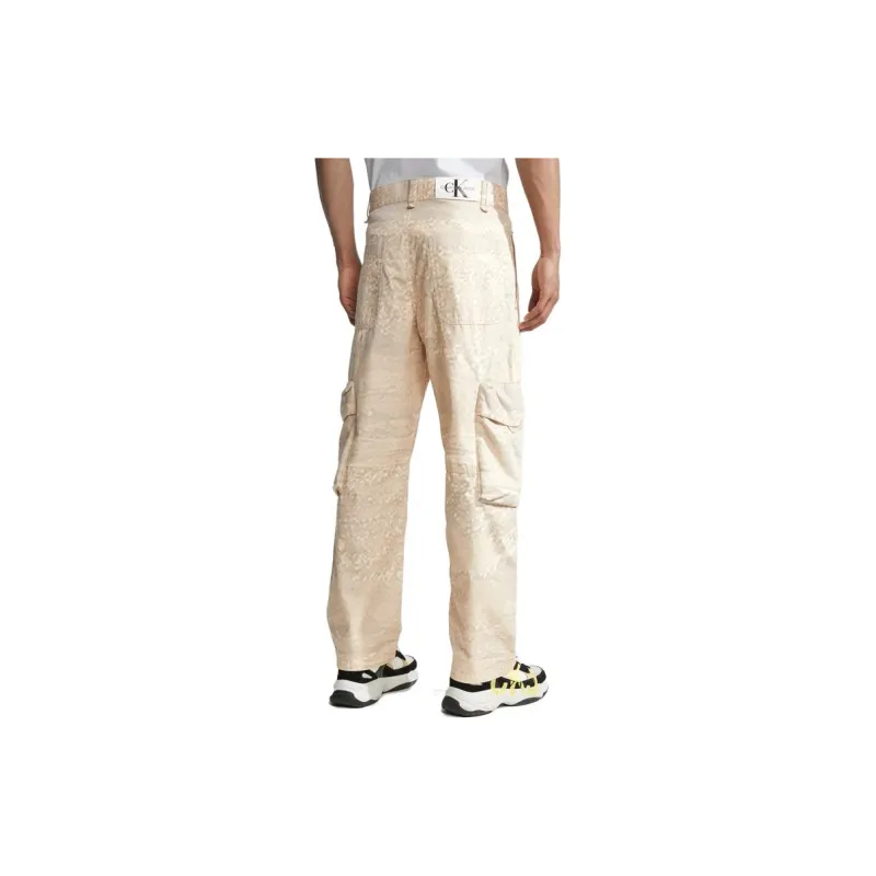 Calvin Klein Cargo Pants Men 0F4 Cheese Yellow-2