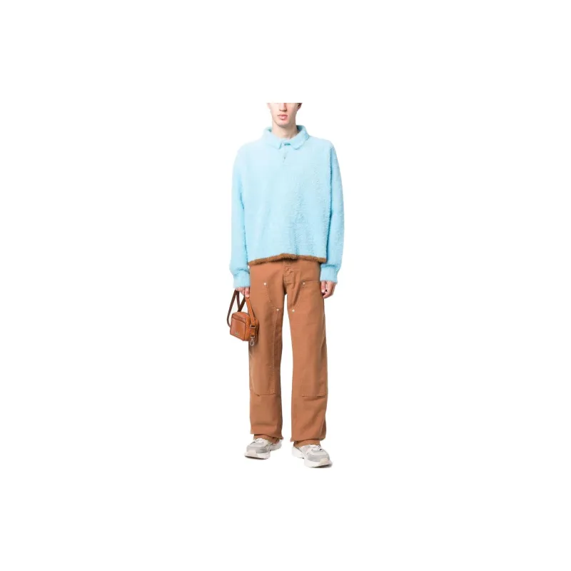Jacquemus Le Polo Neve Fluffy Longsleeve Polo-1