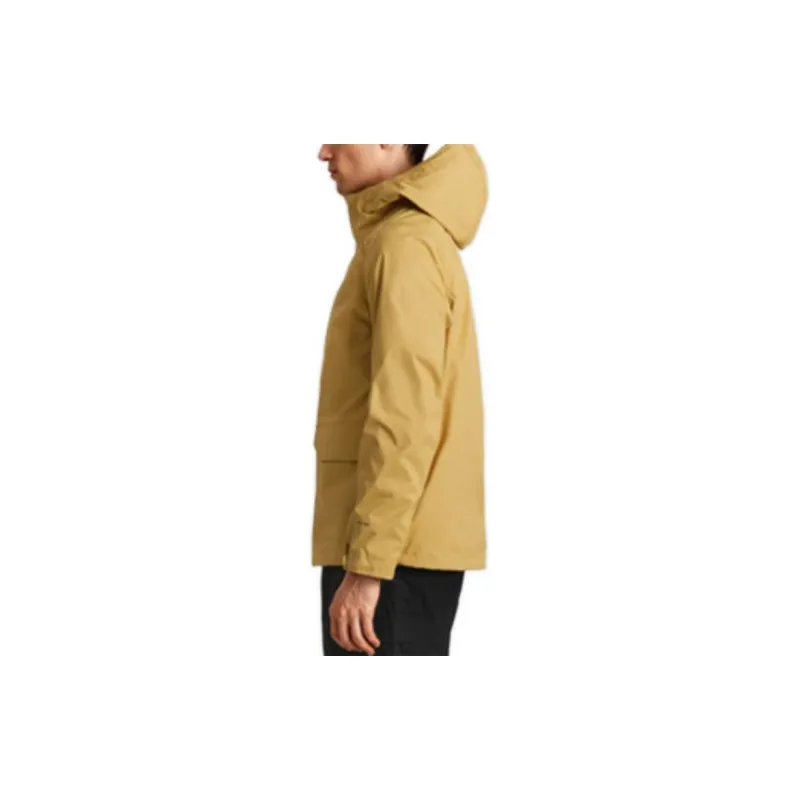 THE NORTH FACE Outdoor Hiking Waterproof And Windproof Windbreaker Jacket Men's Khaki-3