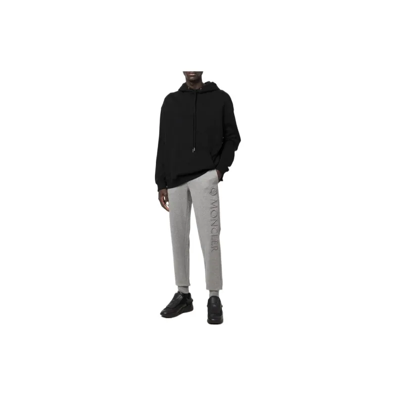 Moncler Knitted Sweatpants Men Gray-1