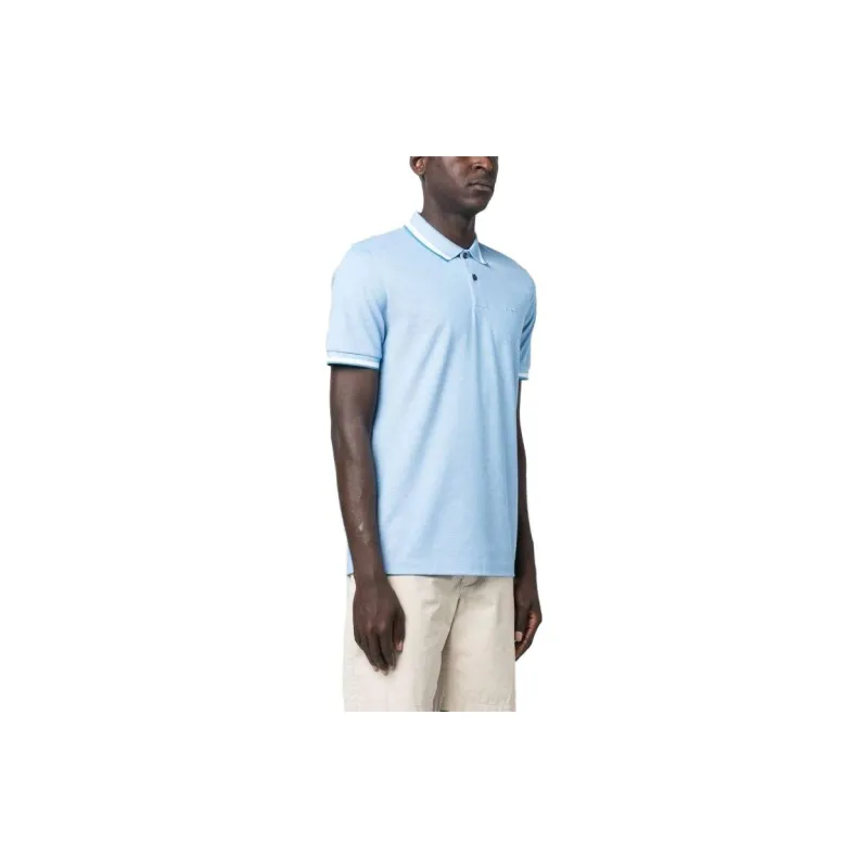 HUGO BOSS SS23 Polo Shirt Men's Sky Blue-3