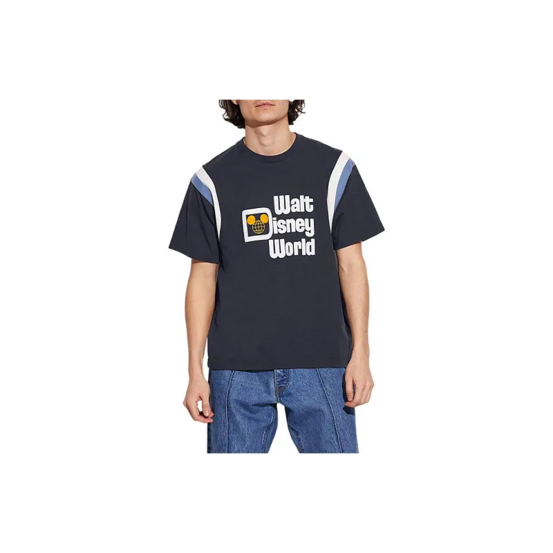 Disney X COACH T-Shirts Men Black-1