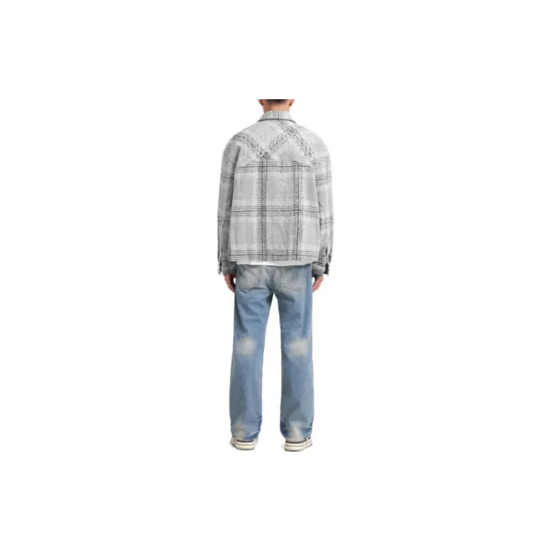 REPRESENT Represent Flannel Shirt Shirt Men's Gray-3