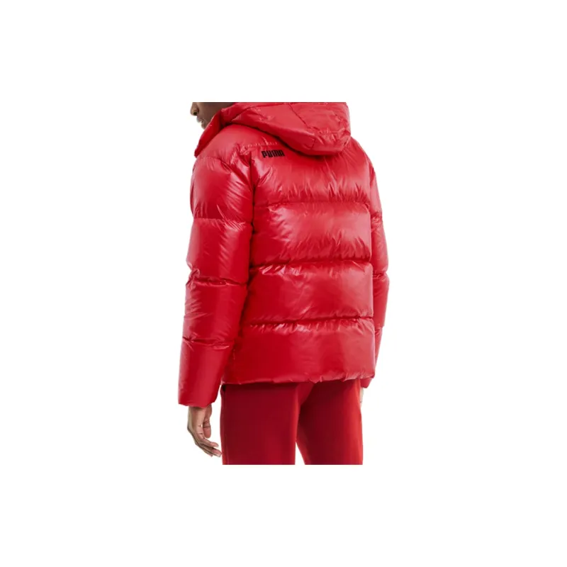 PUMA PANTS EMBOSSED Down Jackets Men Bright Red-2