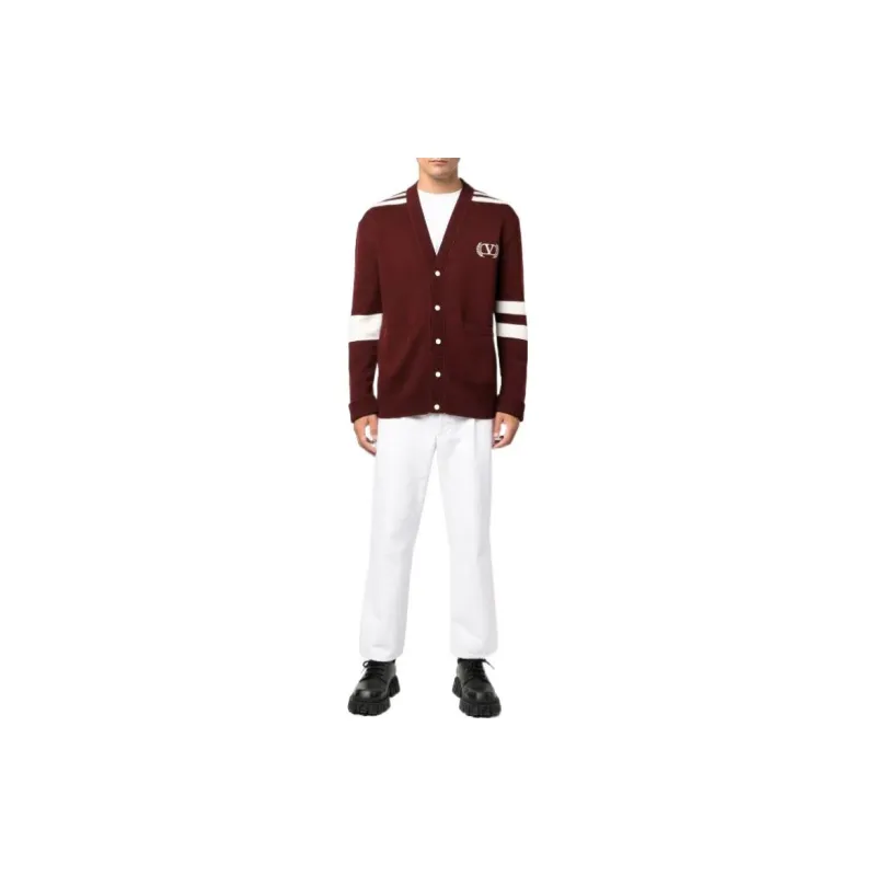Valentino SS22 Knitwear Men's Deep Red-1