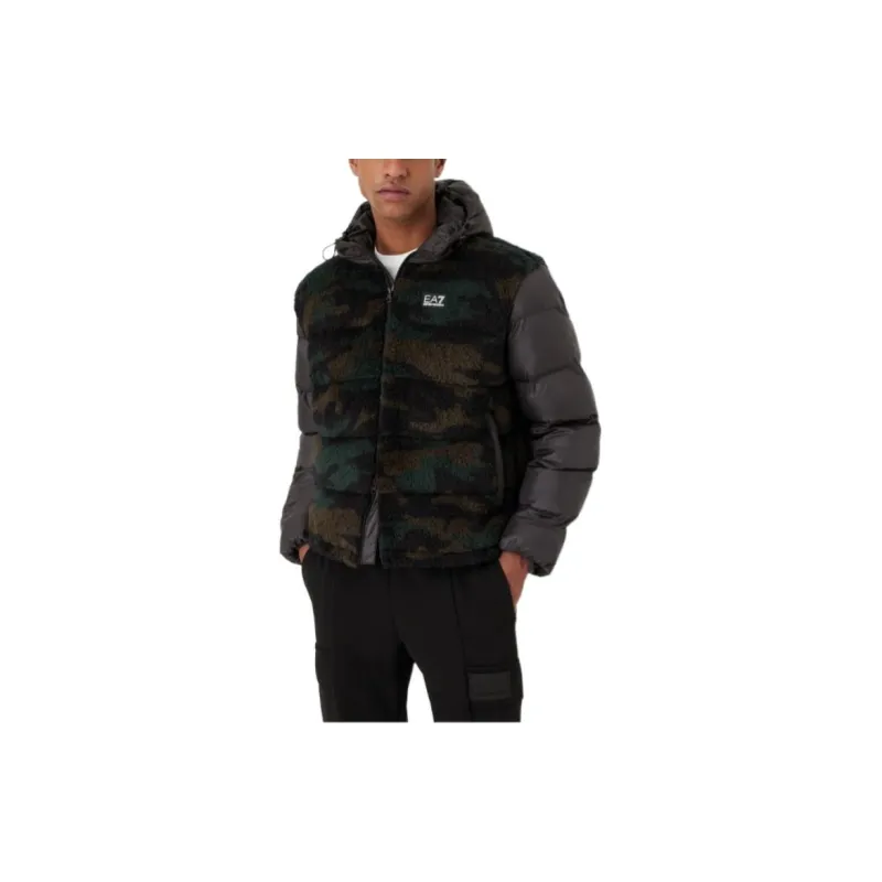 EMPORIO ARMANI EA7 FW22 Puffer Jacket Men's Black-3
