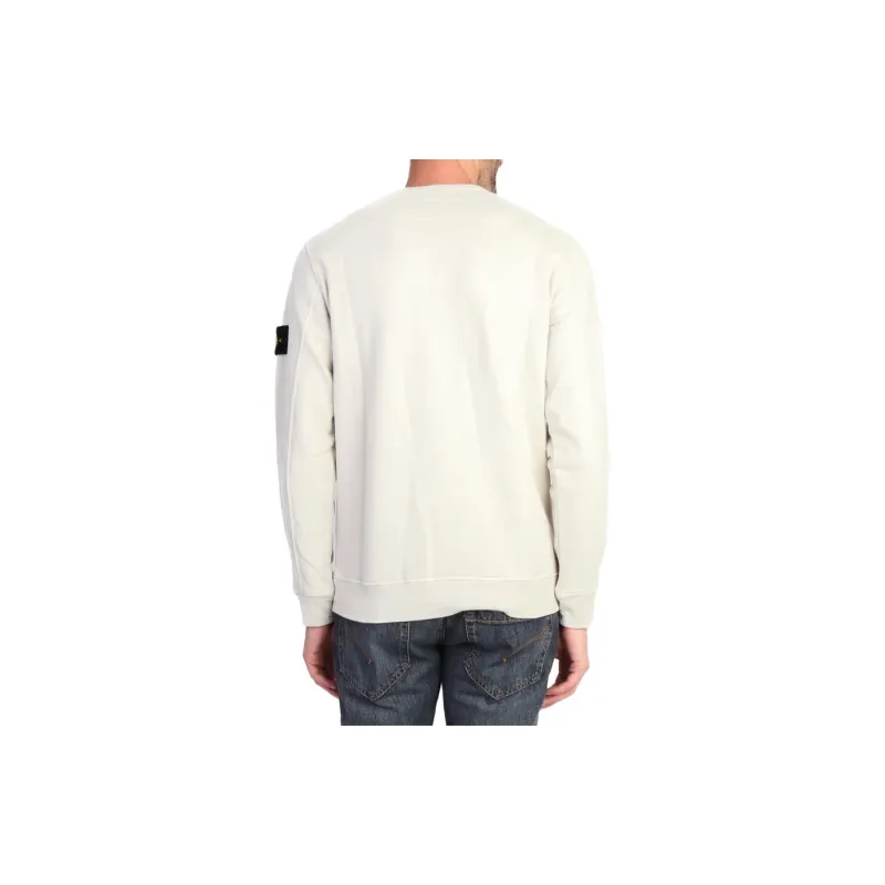 STONE ISLAND Logo Patch Crewneck Sweatshirt-1
