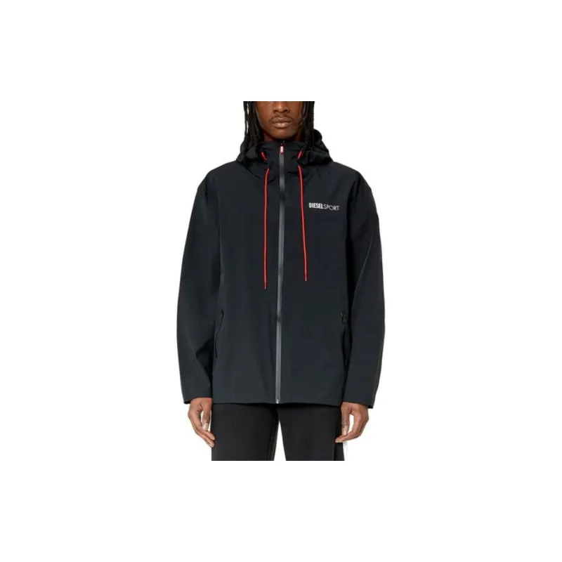 DIESEL Sport Jackets Men Black-2