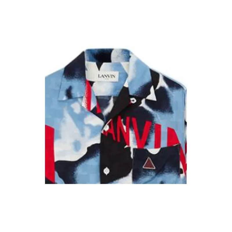 Lanvin Shirts Men Blue-2