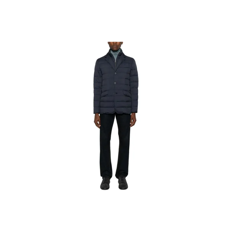 HERNO La Giacca High Neck Quilted Coat-2