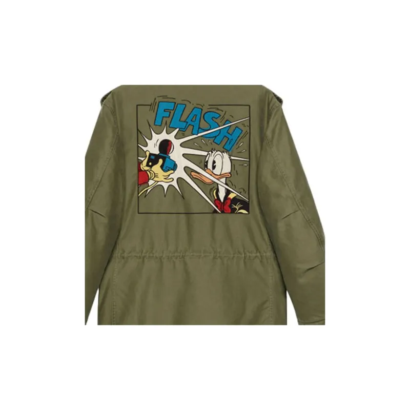 GUCCI X Disney Donald Duck Eco Washed Jacket-6