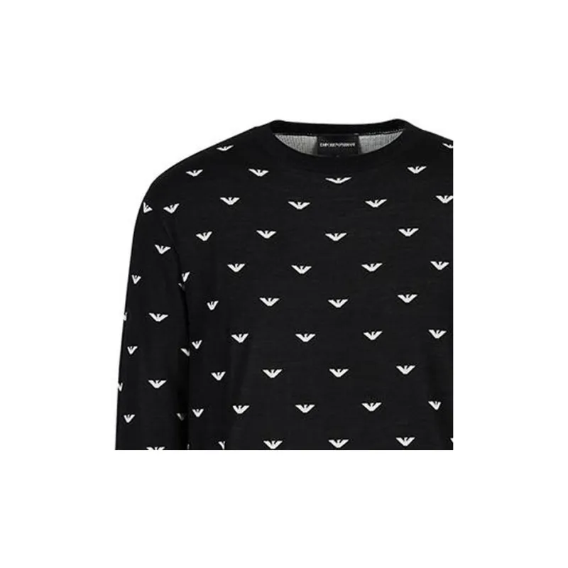 EMPORIO ARMANI FW22 Knitwear Men's Black-6