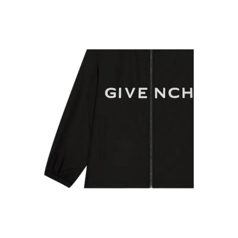 Givenchy Logo Printed Windbreaker Jacket-5