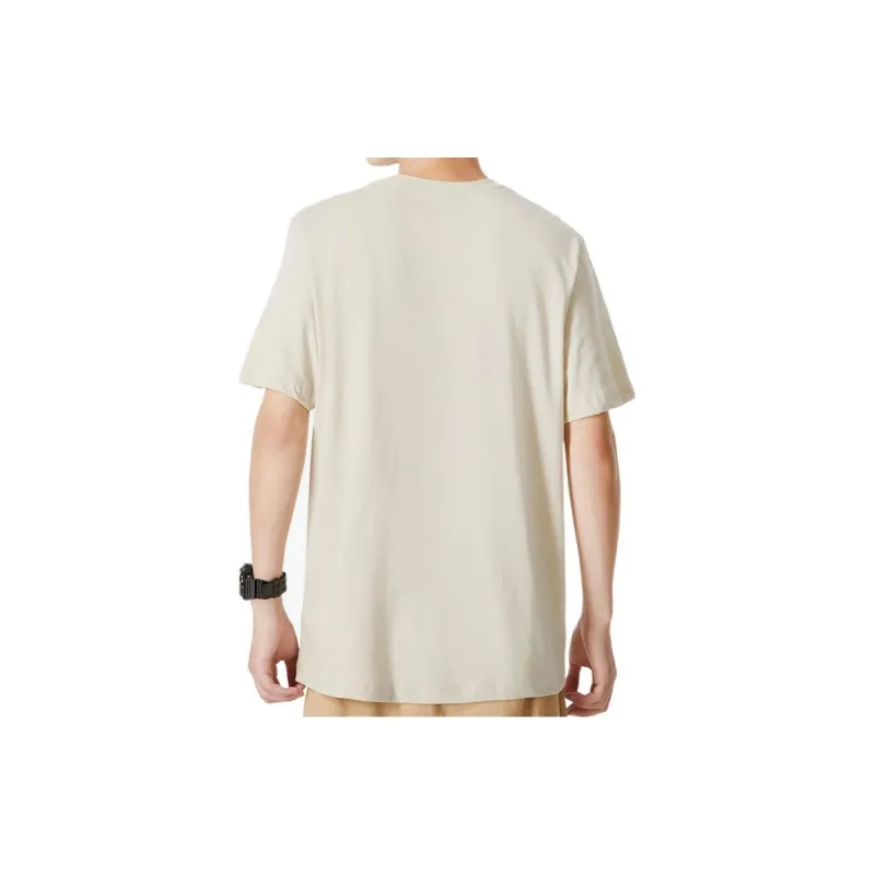 Nike T Shirts Men Beige-4