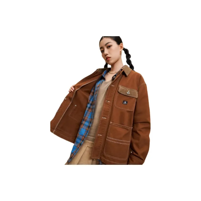Converse Jackets Unisex Brown-4