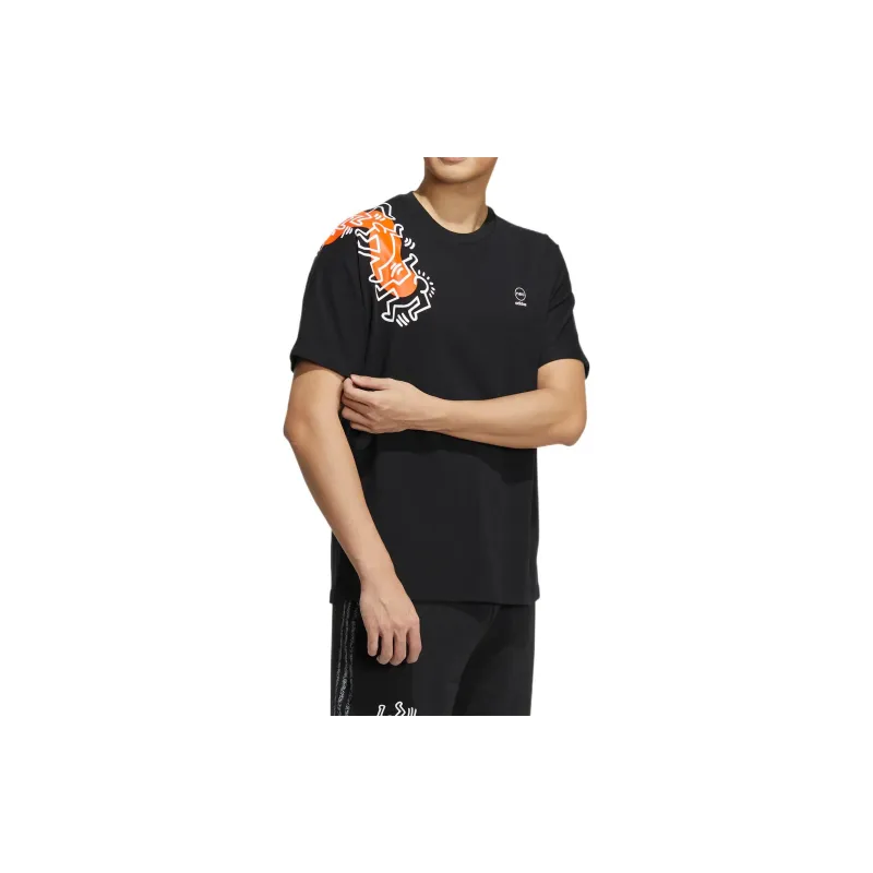 Adidas Keith Haring T Shirt Men's Black-3