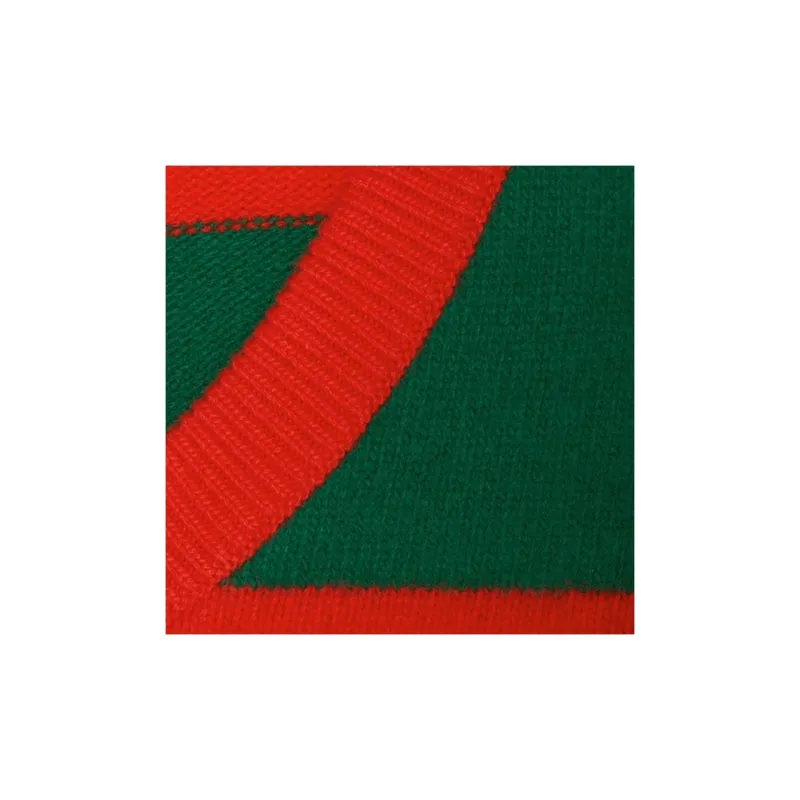 GUCCI Felted Wool Striped Sweater-5
