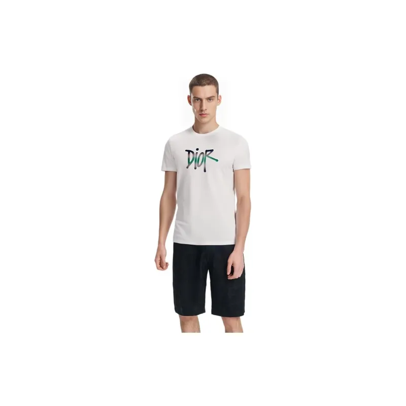 DIOR T Shirts Men White-3
