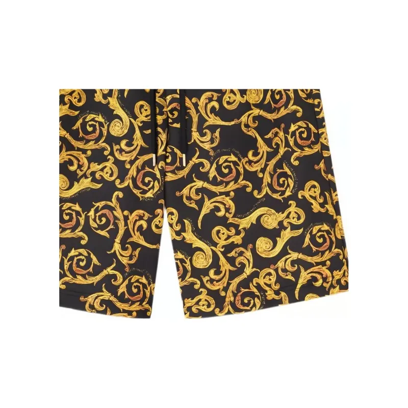 VERSACE JEANS COUTURE Baroque print Knee length Shorts-5