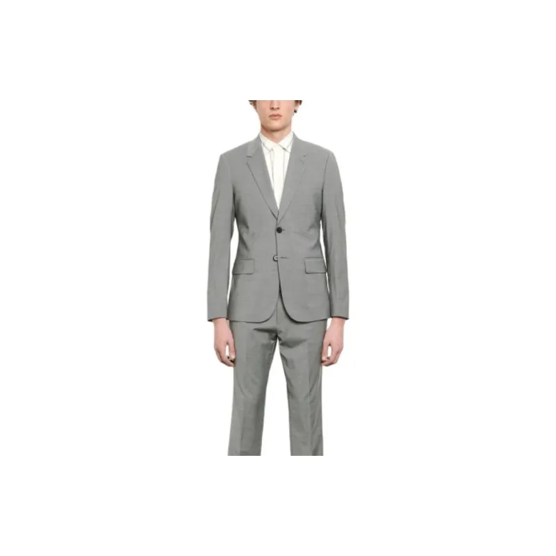 Sandro Business Suits Coats Men's Silver Gray-1
