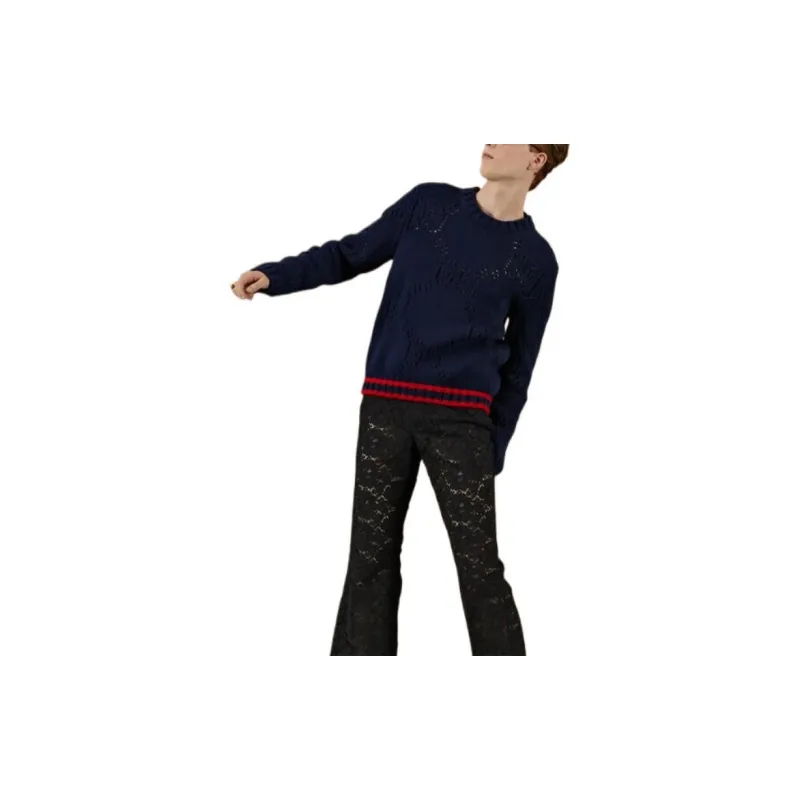 GUCCI SS22 Sweater Men's Dark Blue-3