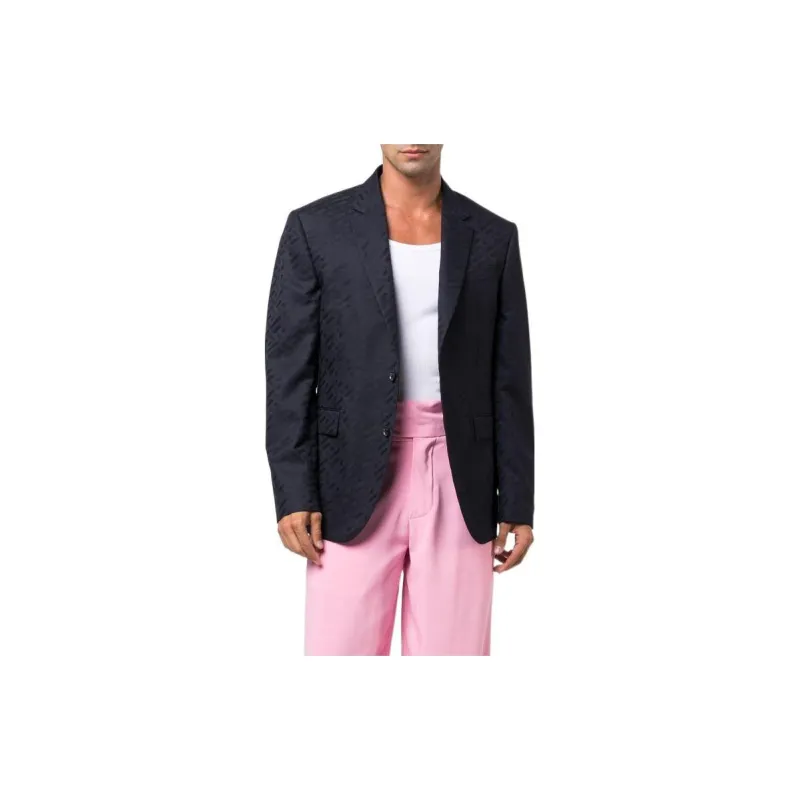 VERSACE Business Suits Men Blue-1