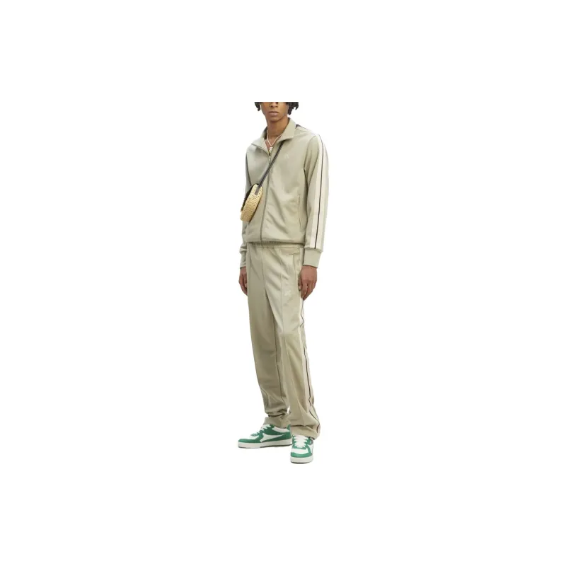 PALM ANGELS Logo Embroidered Straight Leg Pants-2