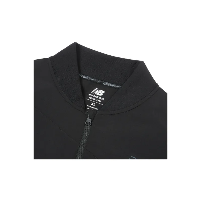New Balance Jackets Men Black-4