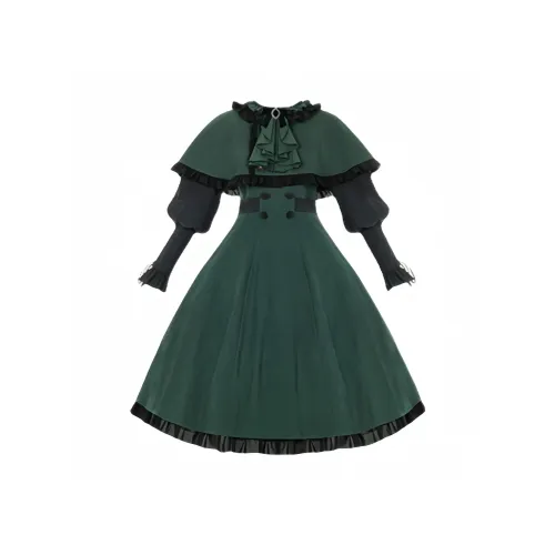 OUTDOORPRINCE Lolita Dresses Women's Green