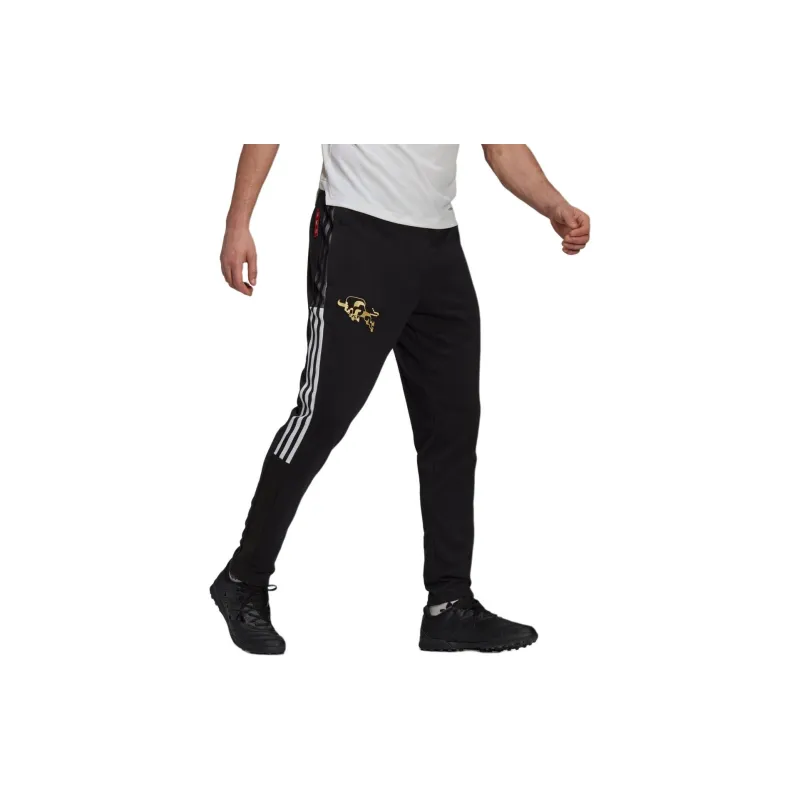 Adidas MANCHESTER UNITED THEATRE OF DREAMS Knitted Sweatpants Men's Black-4
