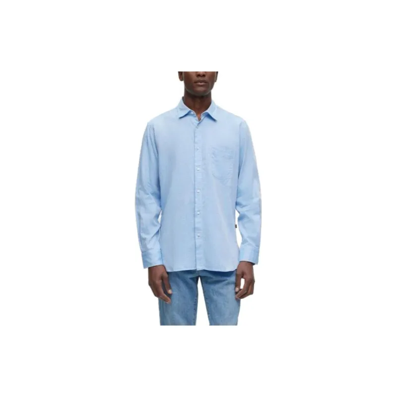HUGO BOSS Shirts Unisex Blue-2