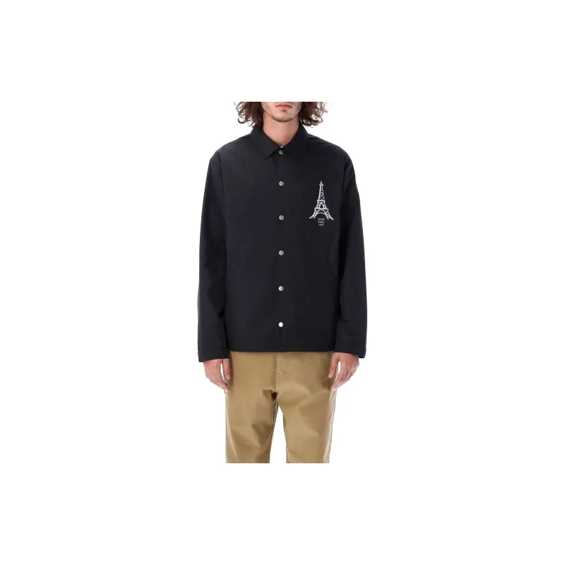 KENZO Graphic Printed Buttoned Shirt Jacket-2