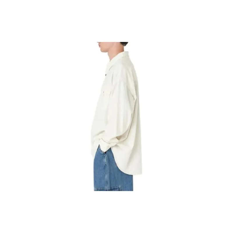 Levis SilverTab Series Shirts Men Ecru-4