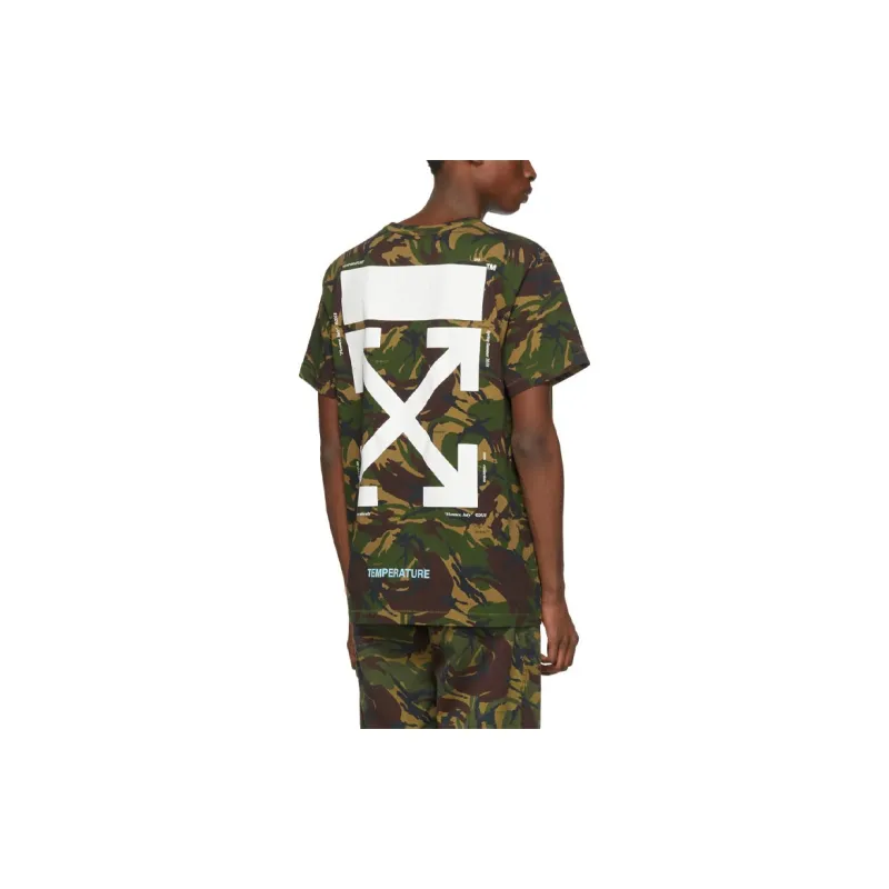 OFF WHITE T Shirt Men's Camouflage-3