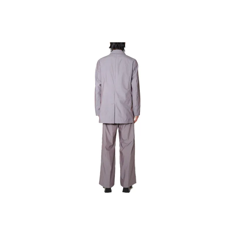 OUR LEGACY Poplin-texture Double-breasted Blazer-1