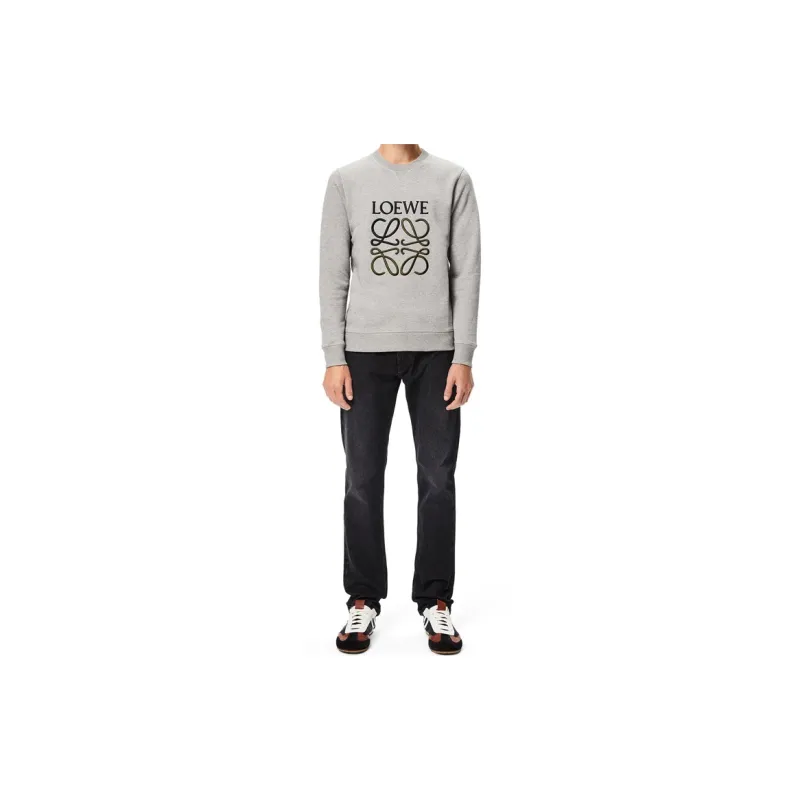 LOEWE Anagram Embroidered Sweatshirt-1