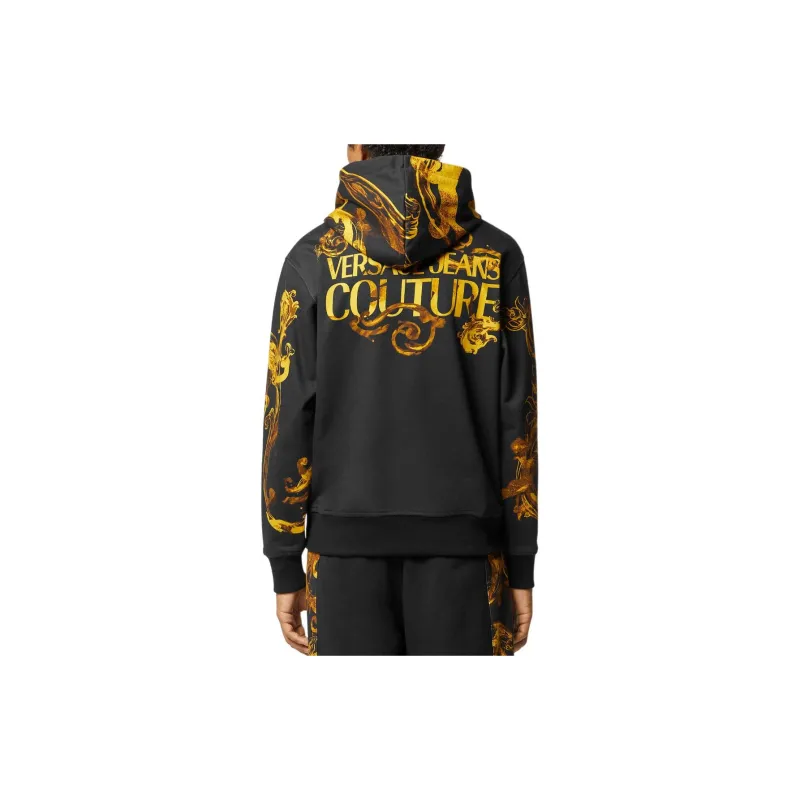 VERSACE JEANS COUTURE Watercolor Couture Drawstring Hoodie-1