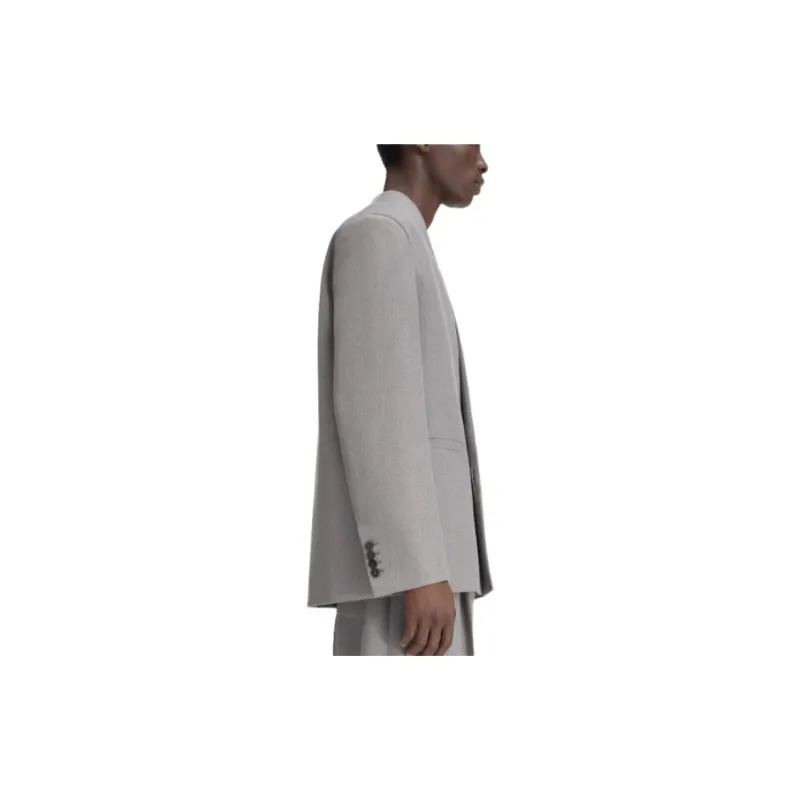 Jacquemus La Veste Cuadrada Business Suits Coats Men's Gray-3