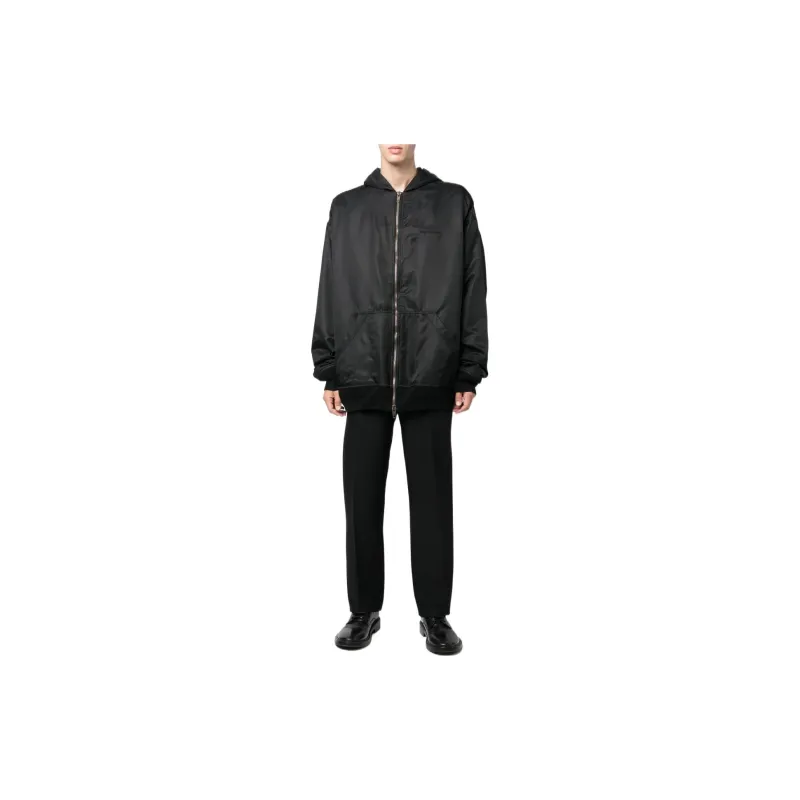 Balenciaga 3B Sports Icon Padded Zip Up Hoodie-2