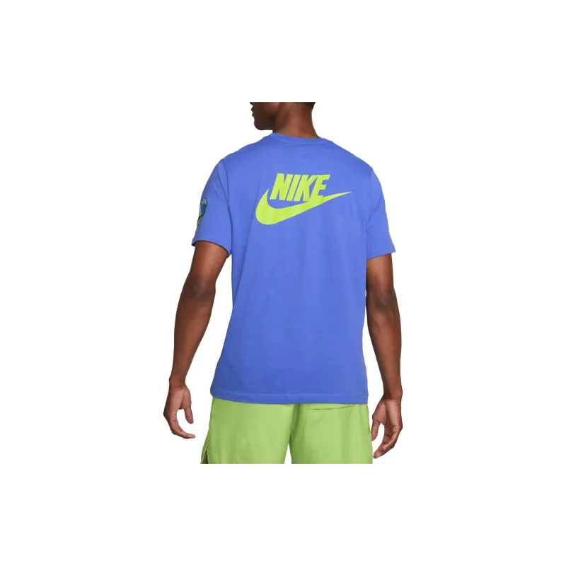 Nike T Shirts Men Blue-1