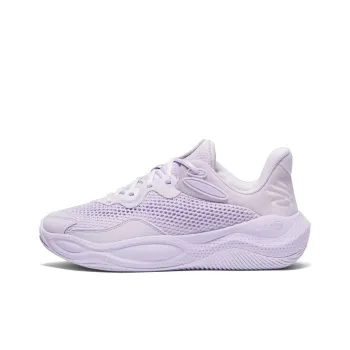 Under Armour Curry Splash 24 Breathable Low Top Basketball Shoes Unisex Purple