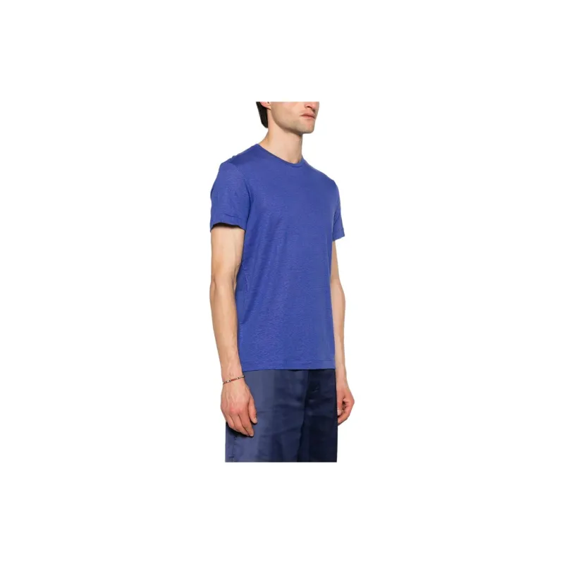 Majestic Filatures Mélange Linen-blend T-shirt-3