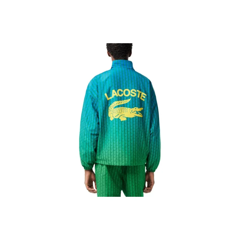 LACOSTE Monogram jacquard Bomber Jacket-3