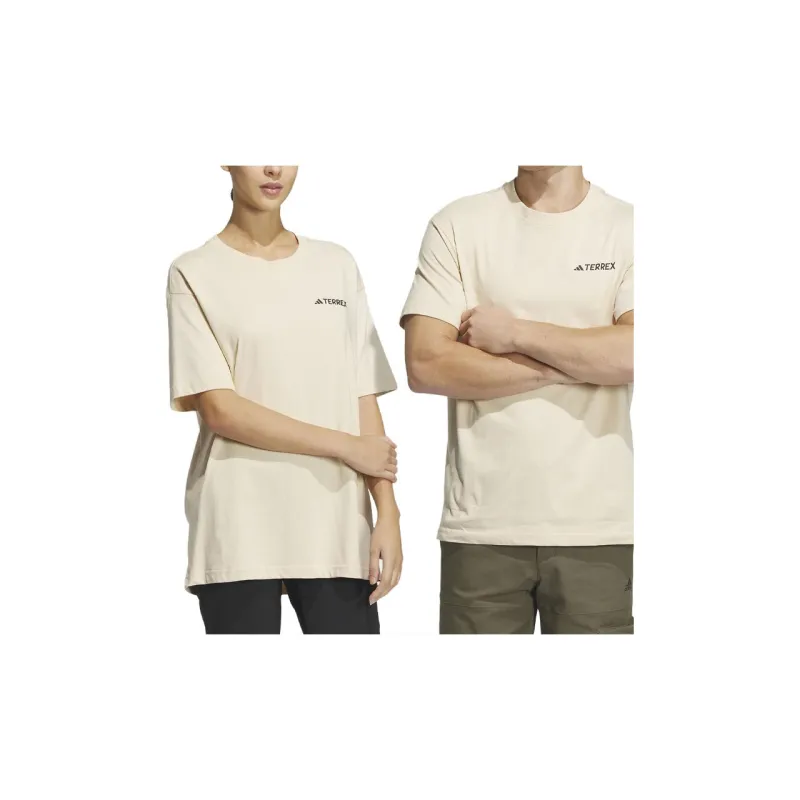Adidas T Shirts Unisex Khaki-4