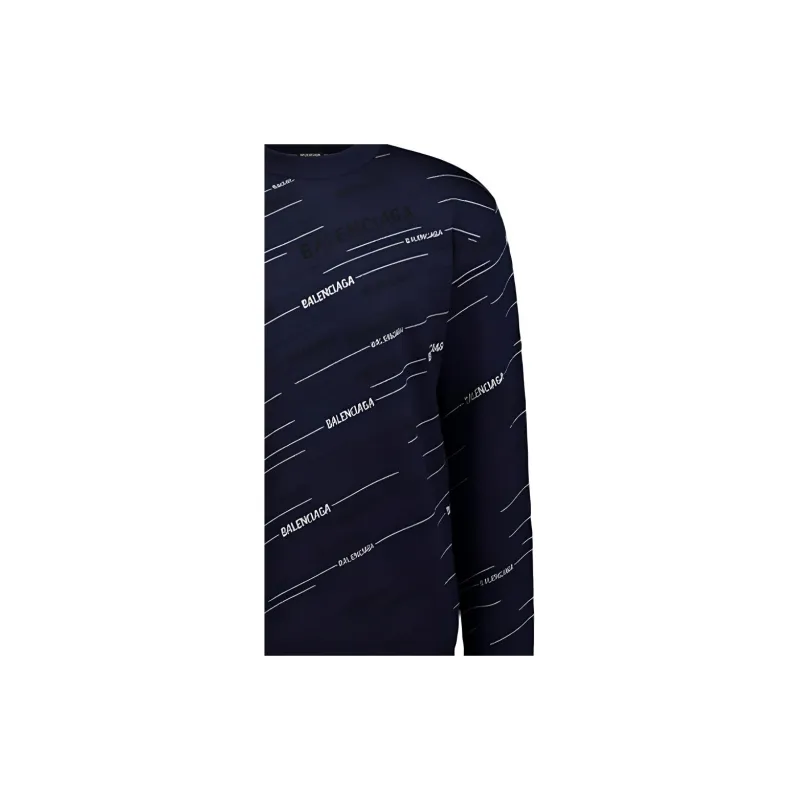Balenciaga Sweaters Men Dark Blue-5